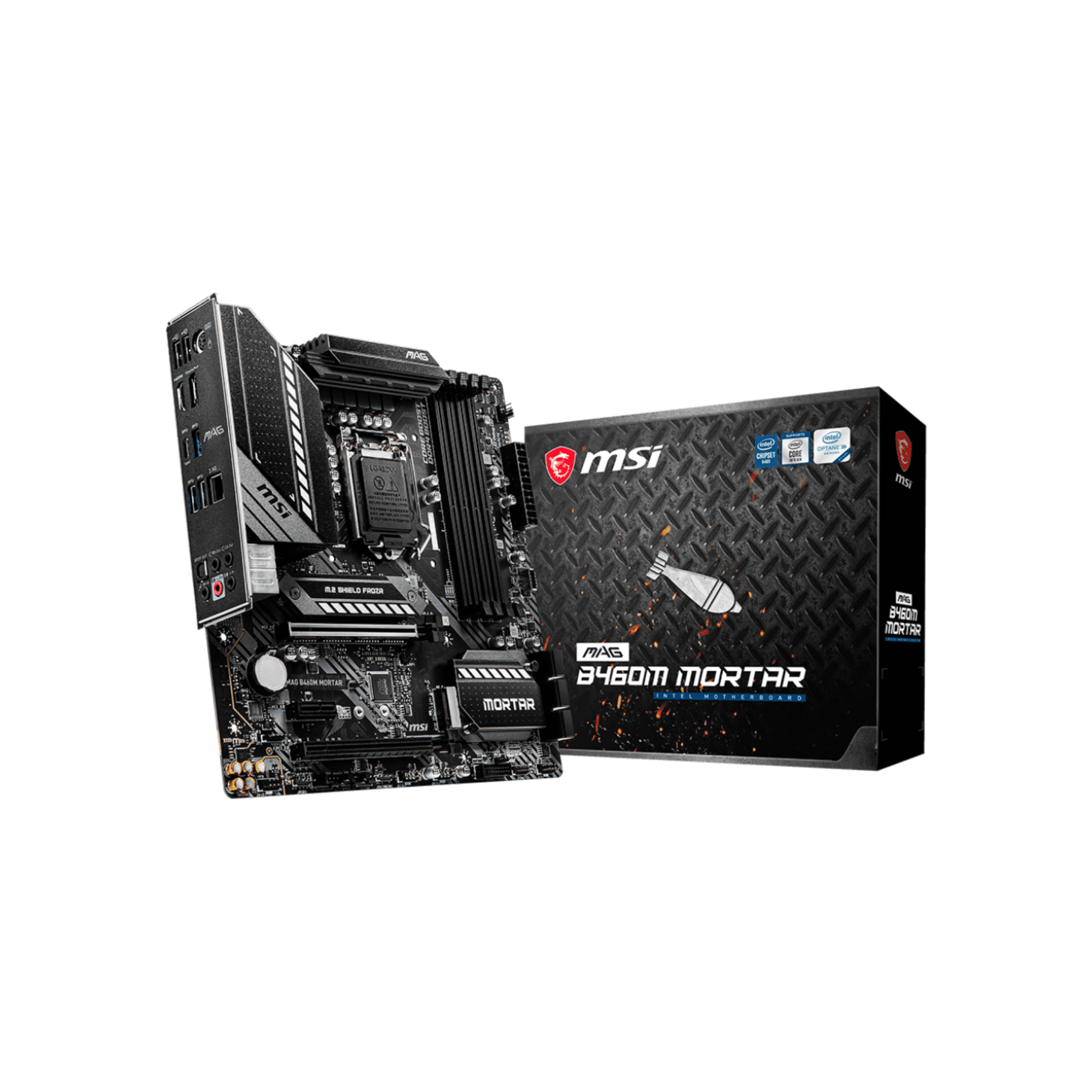 MSI MAG B460M Mortar LGA1200 mATX Motherboard MSI MAG B460M Mortar LGA1200 mATX Motherboard